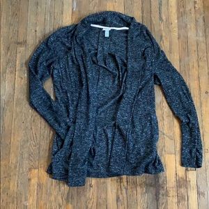 Black and gray sweater XS with pockets!